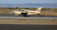 N32258 @ SQL - 1974 Piper PA-28-180 taking-off @ San Carlos Airport, CA - by Steve Nation