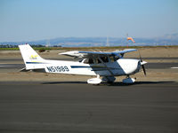 N51989 @ SQL - 2002 Cessna 172S taxying @ San Carlos Airport, CA - by Steve Nation