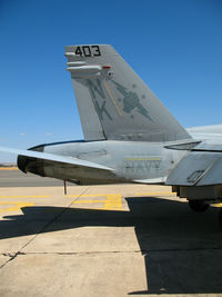 164635 @ PRB - VFA-25 Boeing/MDD FA-18C NK-403 USS Ronald Reagan for airshow @ Paso Robles Municipal Airport, CA - by Steve Nation