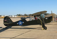 N47503 @ PRB - 1943 Aeronca 0-58B as U.S. Army 43-8121 Kilroy @ Paso Robles Municipal Airport, CA - by Steve Nation