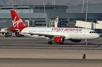 N621VA @ KLAS - Virgin America - 'Air Colbert' / 2006 Airbus A320-214 - by Brad Campbell