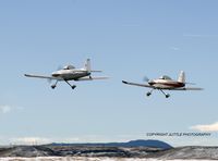N55BJ @ KAPA - Over the numbers to 17L in formation - by John Little