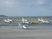 5053 @ ROAH - Lockheed P-3C/Heads a gaggle on the Naha ramp. - by Ian Woodcock