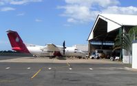 VH-ZZB @ YBCS - Australian Customs Dash 8 emerges from the Maintenance hangar at Cairns in 2005 - by Terry Fletcher
