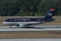 N733UW @ KTPA - US Airways A319
