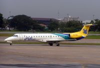 HS-PBE @ VTBD - PB Air Embraer 145  at Bangkok in 2005 - by Terry Fletcher