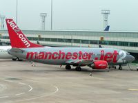 G-CELI @ EGCC - Jet2' Manchester logojet at its home base in 2006 - by Terry Fletcher