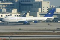 LV-MLP @ KMIA - Aerolineas Argentinas 747-200 - by Andy Graf-VAP