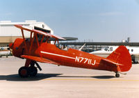 N7711J @ FTW - Stearman at Meacham Field