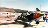 N7618B @ NFW - Stinson L-5 at Carswell AFB