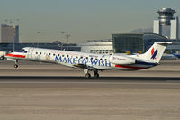 N807AE @ KLAS - American Eagle Airlines / 2001 Embraer EMB-135KL