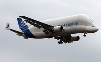 F-GSTC @ LFBO - Airbus Beluga on approach to Toulouse - by Terry Fletcher