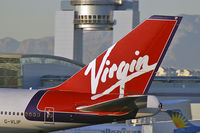 G-VLIP @ KLAS - Virgin Atlantic Airways - 'Hot Lips' / 2001 Boeing 747-443