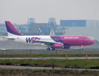 HA-LPO @ LFBO - In final Test Flight stages , Wizz Air Airbus using temporary registration F-WWDO - by Terry Fletcher