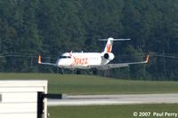 C-FFJA @ RDU - Gingerly letting down to RWY 5