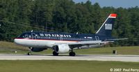 N758US @ RDU - Touching down, not too much weight on the nosewheel yet - by Paul Perry