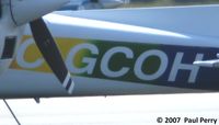C-GCOH @ TTA - Nearly a spectrum of color surrounding her reg number (letters...you get the idea) - by Paul Perry