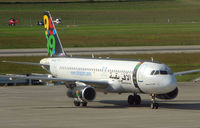 S5-AAA @ LSGG - Colourful A320 at Geneva in May 2007 - by Terry Fletcher