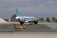 N950FR @ KLAS - Frontier Airlines - 'Bob - Bottlenose Dolphin' / 2007 Airbus A319-111 - by Brad Campbell