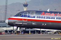 N407AA @ KLAS - American Airlines / 1986 McDonnell Douglas DC-9-82(MD-82) - by Brad Campbell