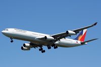 F-OHPJ @ CYVR - Philippines Airlines arriving at Vancouver