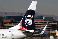 N585AS @ KLAS - Alaska Airlines - 'Lei' #3 / 2007 Boeing 737-890