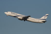 4X-EKC @ EBBR - departing of flight LY334 to Tel-Aviv - by Daniel Vanderauwera