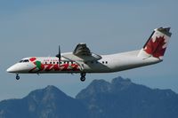 C-FJXZ @ CYVR - Air Canada Jazz landing at Vancouver
