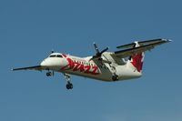 C-GEWQ @ CYVR - Air Canada Jazz landing at Vancouver