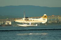 C-GHAS @ CYVR - Harbour Air taking off from Coal Harbour - by Michel Teiten ( www.mablehome.com )