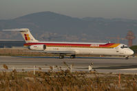 EC-FHG @ BCN - Iberia MD80 - by Yakfreak - VAP