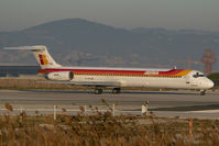 EC-FHG @ BCN - Iberia MD80