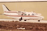 UNKNOWN @ DPA - Photo taken for aircraft recognition training.  Mitsubishi MU-2 at the west hangars - by Glenn E. Chatfield