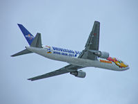 JA8357 @ ROAH - Boeing 767-381/ANA/Departing Naha - by Ian Woodcock