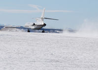 N544CM @ KAPA - Takeoff on 17L. Look at the snow fly! - by Bluedharma