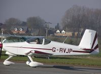 G-RVJP @ EGSF - Naff shot of nice RV9 at Conington - by Simon Palmer