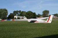 N352BA @ N31 - Colorful Polish glider in Civil Air Patrol markings rests at Kutztown. - by Daniel L. Berek