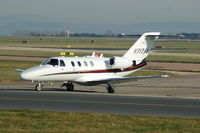 N717NA @ EGCC - Cessna 525 - Taxiing - by David Burrell