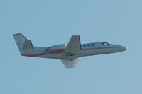 VP-CED @ EGCC - Cessna Citation - Taking off - by David Burrell