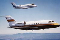 N837ML - Photo provided by Canadair for my (Glenn Chatfield) recognition course.  Challenger 600