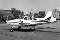 UNKNOWN @ DPA - Photo taken for aircraft recognition training.  Beech Baron 55 parked at the west tower tie down. - by Glenn E. Chatfield