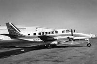 N14MV @ DPA - Photo taken for aircraft recognition training.  Mesaba Airlines.  Was a 35mm slide, made into B&W internegative then printed.