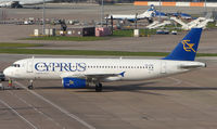 5B-DBD @ EGCC - Cyprus Airways A320s are regular visitors to Manchester - by Terry Fletcher