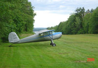 N4006N @ ME33 - Farr Field, Harpswell Maine - by tymbrtoh