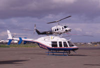 N110AL @ CCR - Two PJ Helicopters arriving - by Bill Larkins