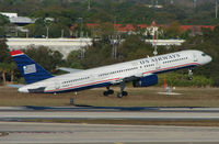 N916UW @ TPA - US Airways B757 lifts off at Tampa