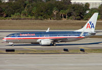 N934AN @ TPA - American B737-800 Series taxies in at Tampa on a fine morning