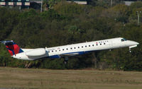 N856MJ @ TPA - Delta Connection Embraer climbs away from Tampa - by Terry Fletcher