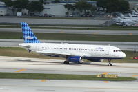 N645JB @ KFLL - Airbus A320 - by Mark Pasqualino