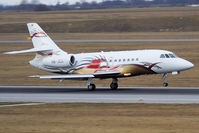 HB-JEG @ VIE - Dassault Falcon 2000EX - plane of Michael Schumacher